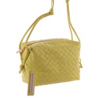 Pons quintana tracolla in pelle intrecciata da donna