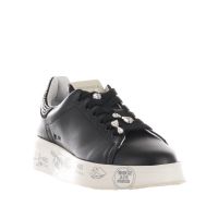 Premiata sneaker belle in pelle con strass da donna