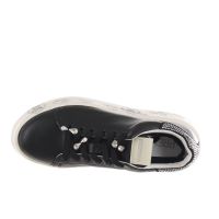 Premiata sneaker belle in pelle con strass da donna