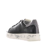 Premiata sneaker belle in pelle con strass da donna