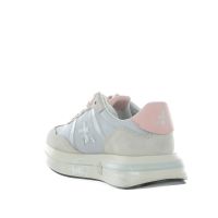 Premiata sneaker in camosccio e nylon  da donna