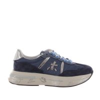 Premiata sneaker in camosccio e nylon  da donna