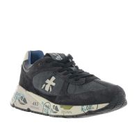 Premiata sneaker in camoscio e nylon a rete da uomo
