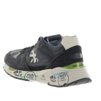 Premiata sneaker in camoscio e nylon a rete da uomo