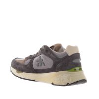 Premiata sneaker in camoscio e nylon a rete da uomo
