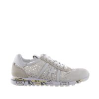 Premiata sneaker in camoscio e nylon da donna