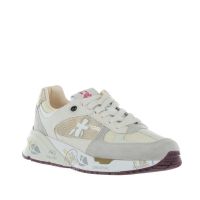 Premiata sneaker in camoscio e nylon da donna