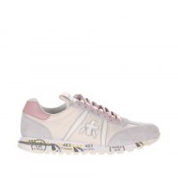 Premiata sneaker in camoscio e nylon da donna