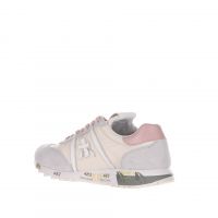 Premiata sneaker in camoscio e nylon da donna