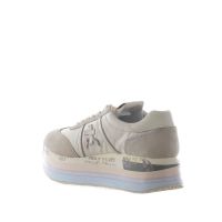 Premiata sneaker in camoscio e nylon da donna