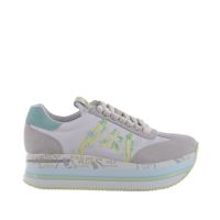 Premiata sneaker in camoscio e nylon da donna