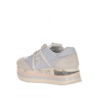 Premiata sneaker in camoscio e nylon da donna