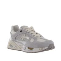 Premiata sneaker in camoscio e nylon da donna