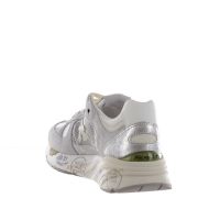 Premiata sneaker in camoscio e nylon da donna