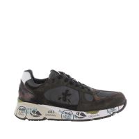 Premiata sneaker in camoscio e nylon da uomo