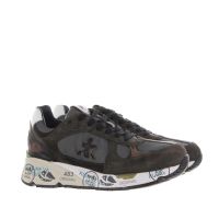 Premiata sneaker in camoscio e nylon da uomo