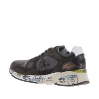 Premiata sneaker in camoscio e nylon da uomo