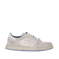 Premiata sneaker in camoscio e pelle da uomo