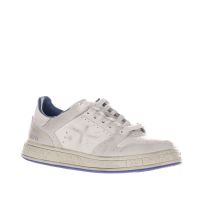 Premiata sneaker in camoscio e pelle da uomo