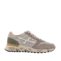 Premiata sneaker in camoscio e tessuto tecnico da uomo