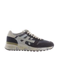 Premiata sneaker in camoscio e tessuto tecnico da uomo