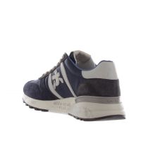 Premiata sneaker in camoscio e tessuto tecnico da uomo