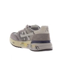 Premiata sneaker in camoscio e tessuto tecnico da uomo