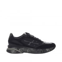 Premiata sneaker in camoscio e tessuto tecnico da uomo
