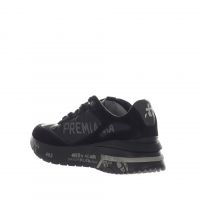 Premiata sneaker in camoscio e tessuto tecnico da uomo