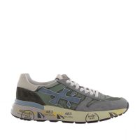 Premiata sneaker in camoscio e tessuto tecnico da uomo