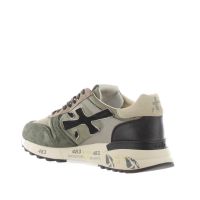 Premiata sneaker in camoscio e tessuto tecnico da uomo