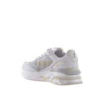 Premiata sneaker in pelle e nylon a rete da donna