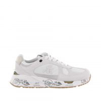 Premiata sneaker mase in camoscio e nylon da donna