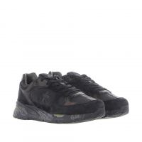 Premiata sneaker mase in camoscio e nylon da uomo