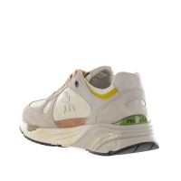 Premiata sneaker mased in camoscio e nylon da donna