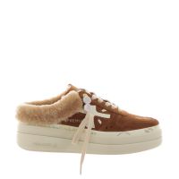 Premiata sneaker sabot in camoscio da donna