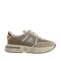 Premiata sneakers cassie in camoscio e tessuto da donna