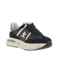 Premiata sneakers cassie in camoscio e tessuto da donna