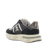 Premiata sneakers cassie in camoscio e tessuto da donna
