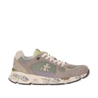 Premiata sneakers in camoscio e canvas da uomo