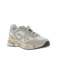 Premiata sneakers in camoscio e mesh a rete da uomo