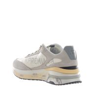 Premiata sneakers in camoscio e mesh a rete da uomo