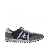 Premiata sneakers in camoscio e nylon da uomo