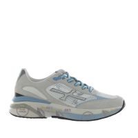 Premiata sneakers in camoscio e tessuto a rete da uomo