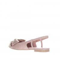 Pretty ballerinas ballerina slingback yvette in camoscio con fiocco da donna