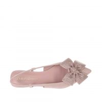 Pretty ballerinas ballerina slingback yvette in camoscio con fiocco da donna