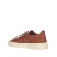 Santoni double buckle sneaker in pelle da uomo