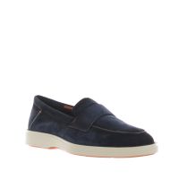 Santoni mocassino revolve in camoscio da uomo