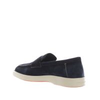 Santoni mocassino revolve in camoscio da uomo