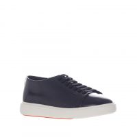 Santoni sneaker low top in pelle  da uomo